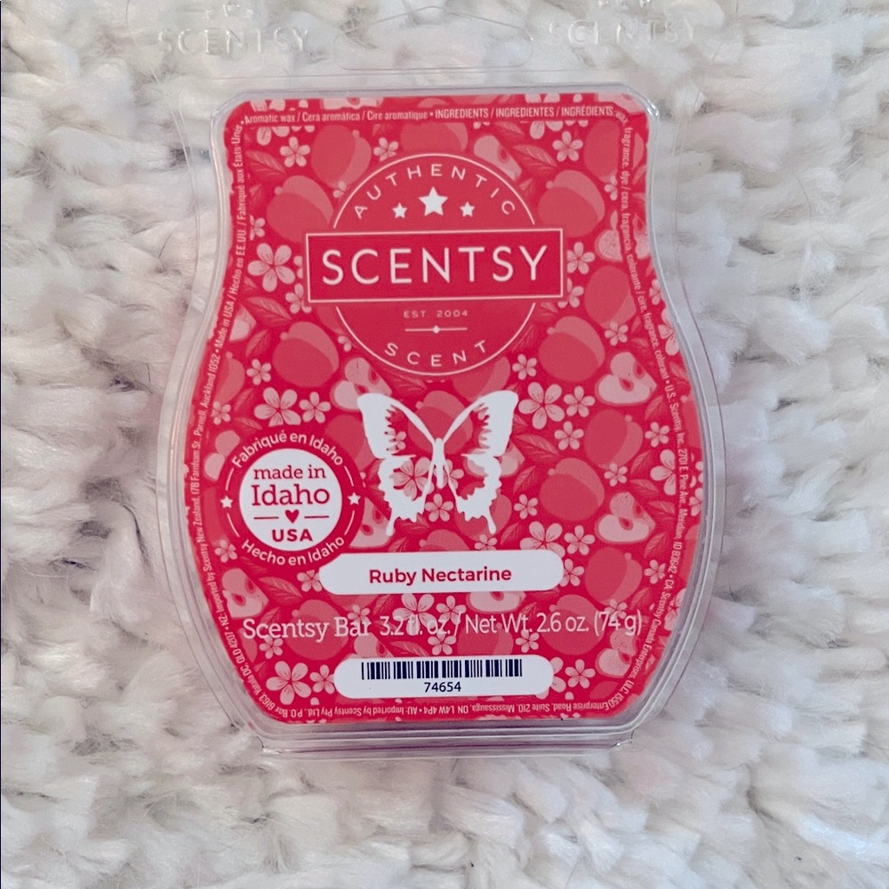 ❤️Scentsy Wax Bar RUBY NECTARINE